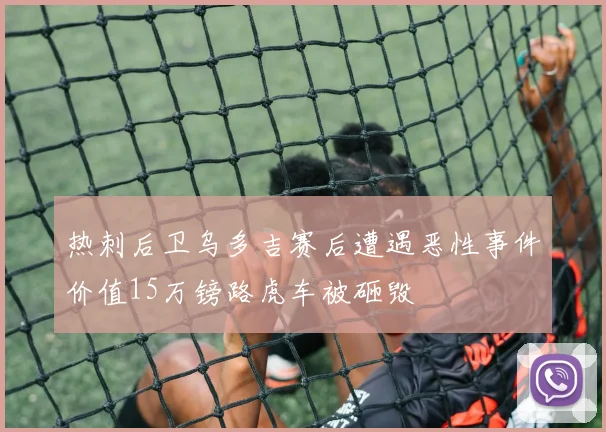 热刺后卫乌多吉赛后遭遇恶性事件价值15万镑路虎车被砸毁